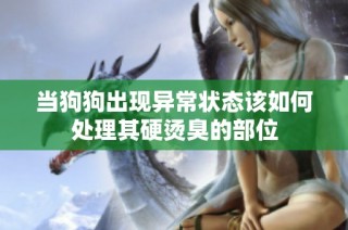 当狗狗出现异常状态该如何处理其硬烫臭的部位