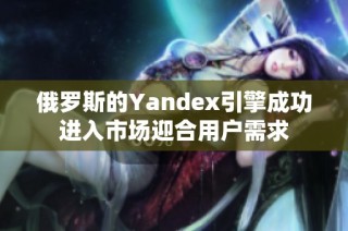 俄罗斯的Yandex引擎成功进入市场迎合用户需求