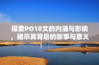 探索PO18文的内涵与影响，揭示其背后的故事与意义