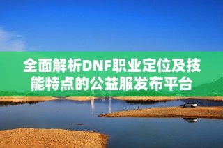 全面解析DNF职业定位及技能特点的公益服发布平台