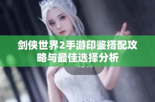 剑侠世界2手游印鉴搭配攻略与最佳选择分析