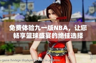 免费体验九一版NBA，让您畅享篮球盛宴的绝佳选择