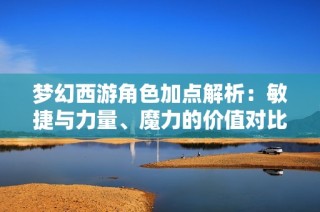 梦幻西游角色加点解析：敏捷与力量、魔力的价值对比分析