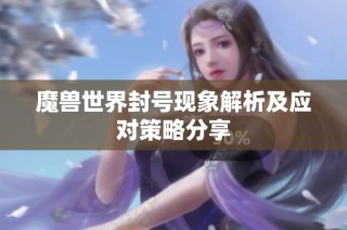 魔兽世界封号现象解析及应对策略分享