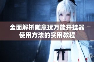 全面解析随意玩万能开挂器使用方法的实用教程