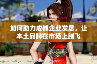如何助力成都企业发展，让本土品牌在市场上腾飞