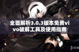 全面解析3.0.3版本免费vivo破解工具及使用指南