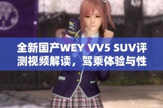 全新国产WEY VV5 SUV评测视频解读，驾乘体验与性能分析