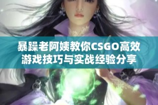 暴躁老阿姨教你CSGO高效游戏技巧与实战经验分享