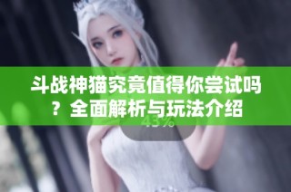 斗战神猫究竟值得你尝试吗？全面解析与玩法介绍