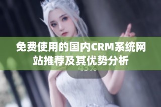 免费使用的国内CRM系统网站推荐及其优势分析