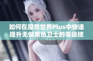 如何在魔兽世界Plus中快速提升无悯黑色卫士的等级技巧