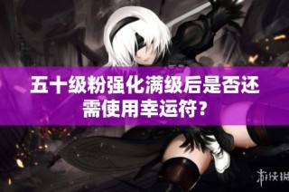 五十级粉强化满级后是否还需使用幸运符？