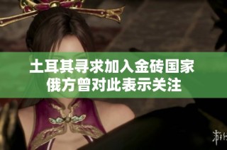 土耳其寻求加入金砖国家 俄方曾对此表示关注