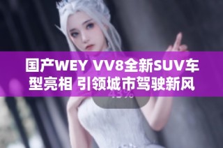 国产WEY VV8全新SUV车型亮相 引领城市驾驶新风潮