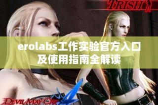 erolabs工作实验官方入口及使用指南全解读