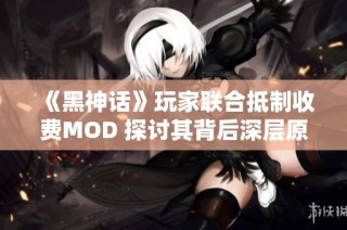 《黑神话》玩家联合抵制收费MOD 探讨其背后深层原因