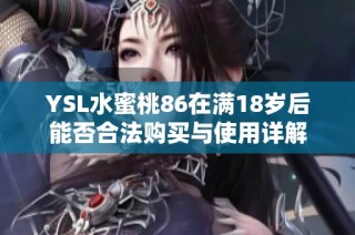 YSL水蜜桃86在满18岁后能否合法购买与使用详解