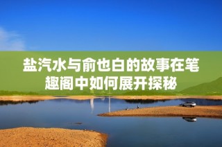 盐汽水与俞也白的故事在笔趣阁中如何展开探秘