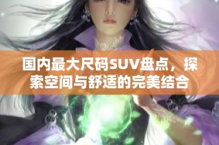 国内最大尺码SUV盘点，探索空间与舒适的完美结合