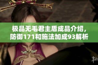 极品无毛君主盾成品介绍，防御171和施法加成93解析