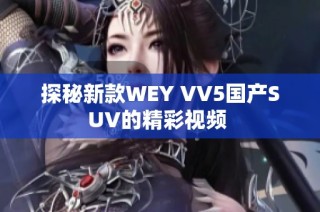 探秘新款WEY VV5国产SUV的精彩视频 