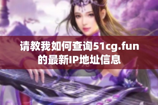 请教我如何查询51cg.fun的最新IP地址信息