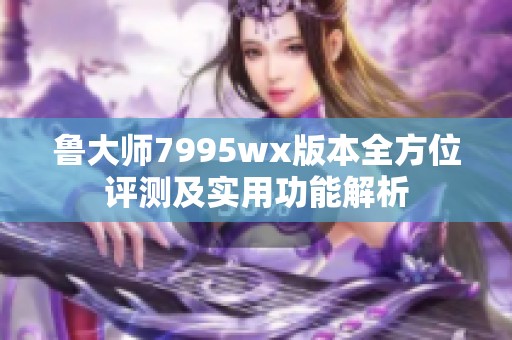 鲁大师7995wx版本全方位评测及实用功能解析