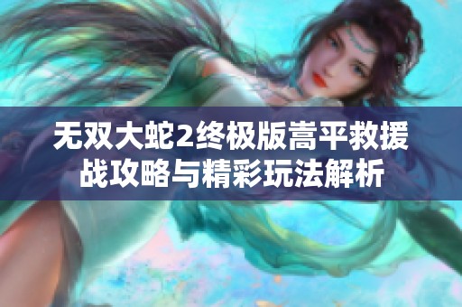 无双大蛇2终极版嵩平救援战攻略与精彩玩法解析