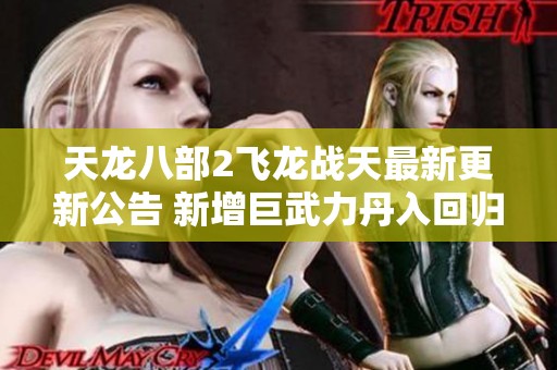 天龙八部2飞龙战天最新更新公告 新增巨武力丹入回归商店