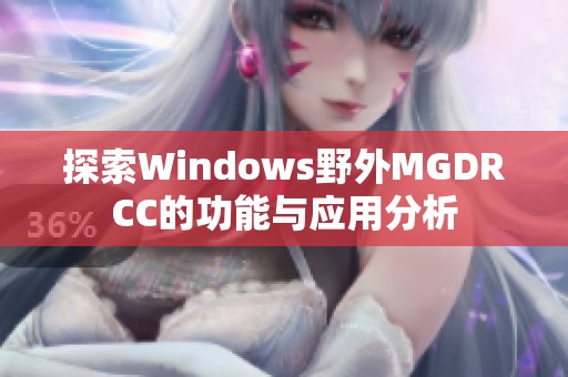 探索Windows野外MGDRCC的功能与应用分析