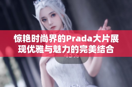 惊艳时尚界的Prada大片展现优雅与魅力的完美结合