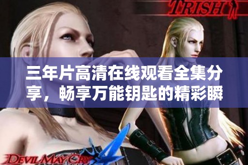 三年片高清在线观看全集分享，畅享万能钥匙的精彩瞬间