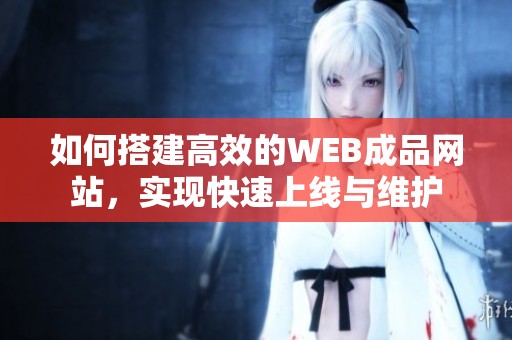 如何搭建高效的WEB成品网站，实现快速上线与维护