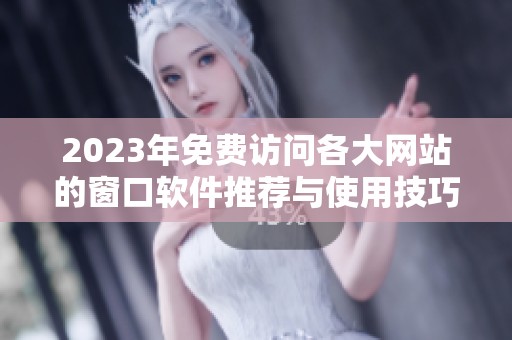 2023年免费访问各大网站的窗口软件推荐与使用技巧