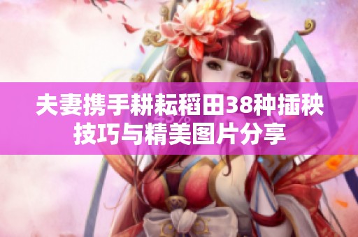 夫妻携手耕耘稻田38种插秧技巧与精美图片分享