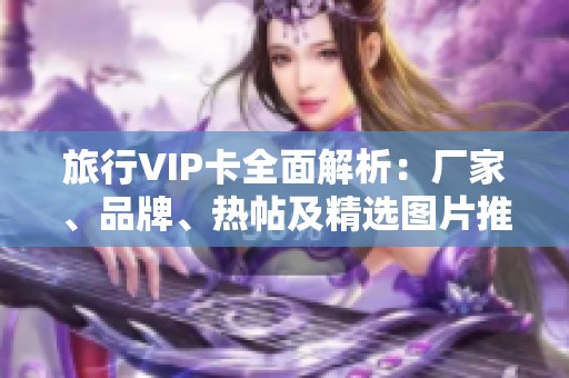 旅行VIP卡全面解析：厂家、品牌、热帖及精选图片推荐