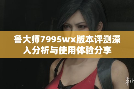 鲁大师7995wx版本评测深入分析与使用体验分享